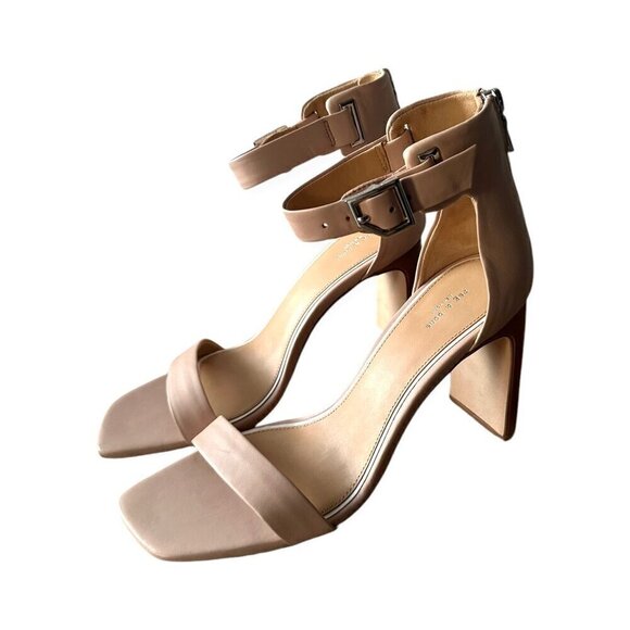 Rag & Bone‎ Ellis Sandal, Nude/Beige Leather, Size 39EU, New without Box - Picture 3 of 11